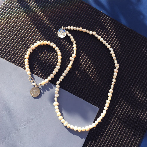 Collier & Bracelet Perles Fines - Élégance Inémporelle