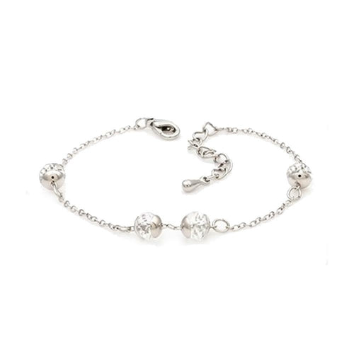Bracelet Chaîne Madison - Plaqué Or 14K & Cristaux Swarovski
