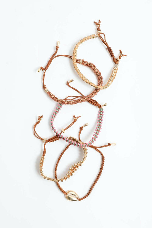 Bracelet Perles Tressé Superposable - Style Bohème Coloré