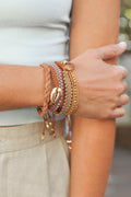 Bracelet Perles Tressé Superposable - Style Bohème Coloré